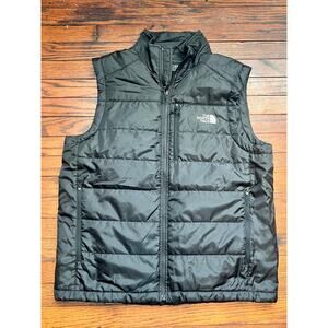 The North Face Black Men's Puffer Vest Lightweight Packable Polyester Vest L